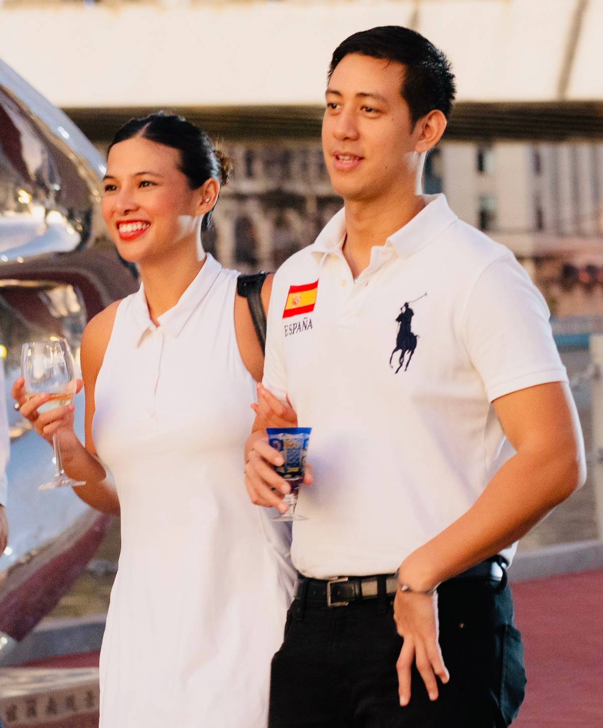 Maika Rivera and Sam Lagdameo.
