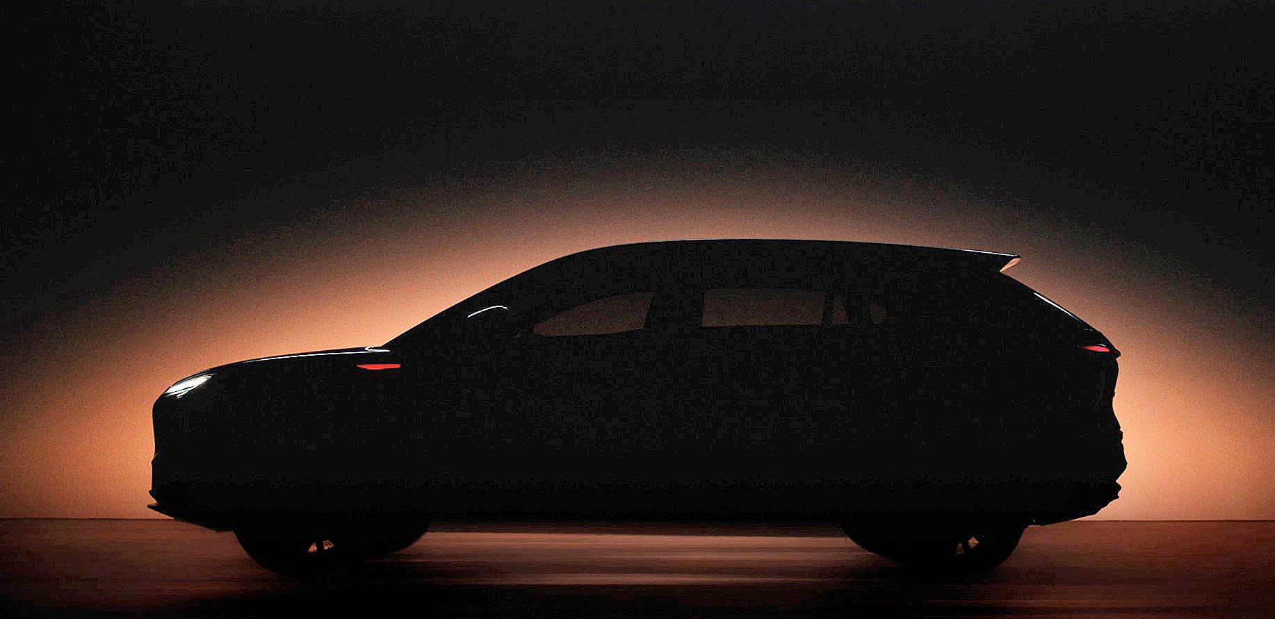 The Hongqi E-HS7 all-electric SUV.