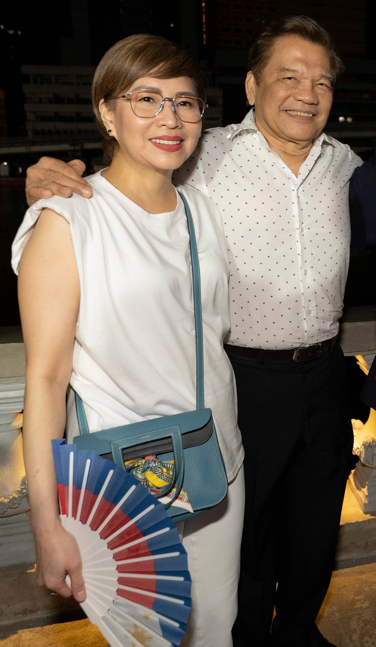 Jennie Munar, Manila Hotel president Atty. Joey Lina.