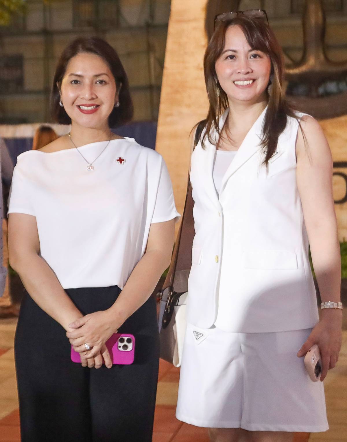 Philippine Red Cross Secretary Gwen Pang and president of Philippine Heritage Society Sophia Yara.