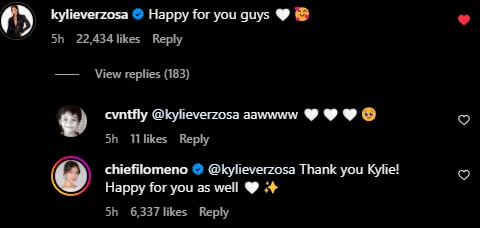 Screengrab from Chie Filomeno Instagram