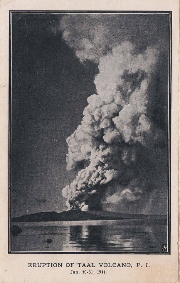 eruption of Taal Volcano in 1911.
