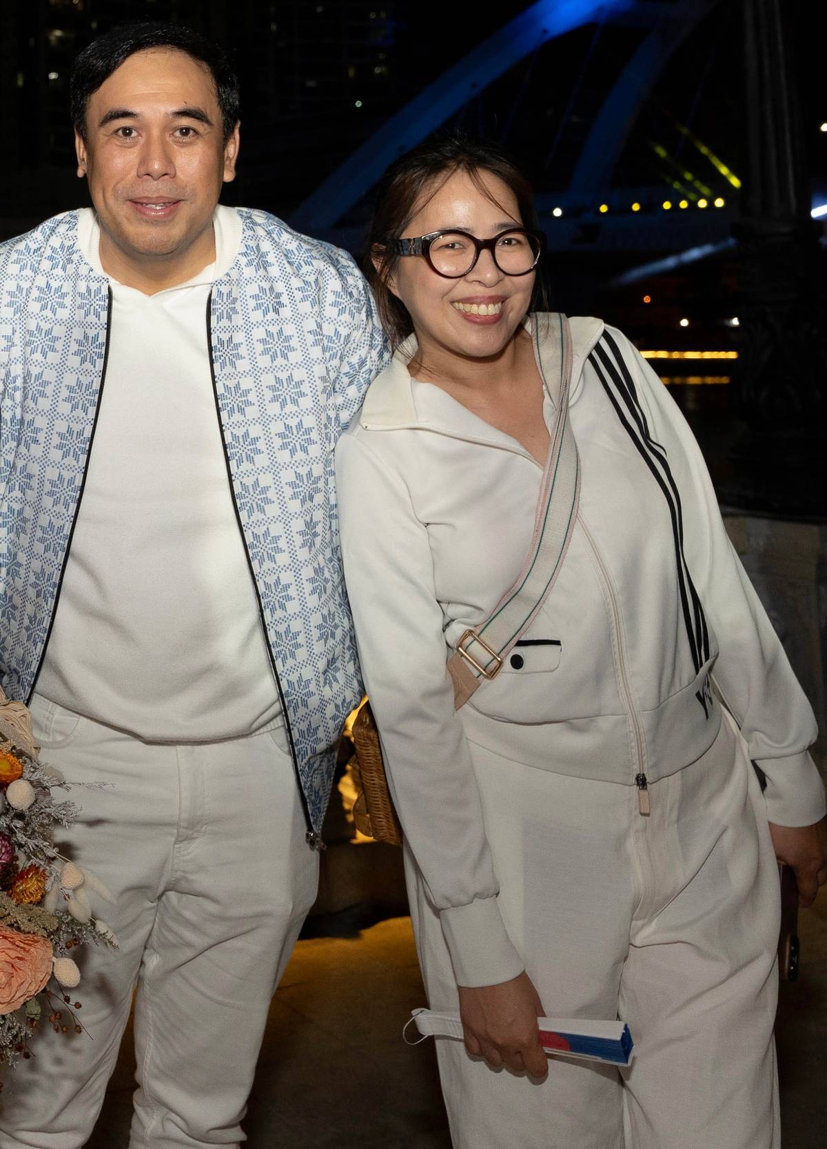 DOST Director Julius Leaño Jr. and Jenneli Caya.