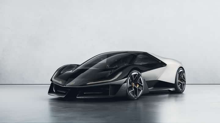 The Lotus Theory 1 concept car embodies the brand’s bold vision of blending digital intelligence, natural form and analogue performance.
