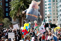 Thousands protest across U.S. and abroad against Trump policies