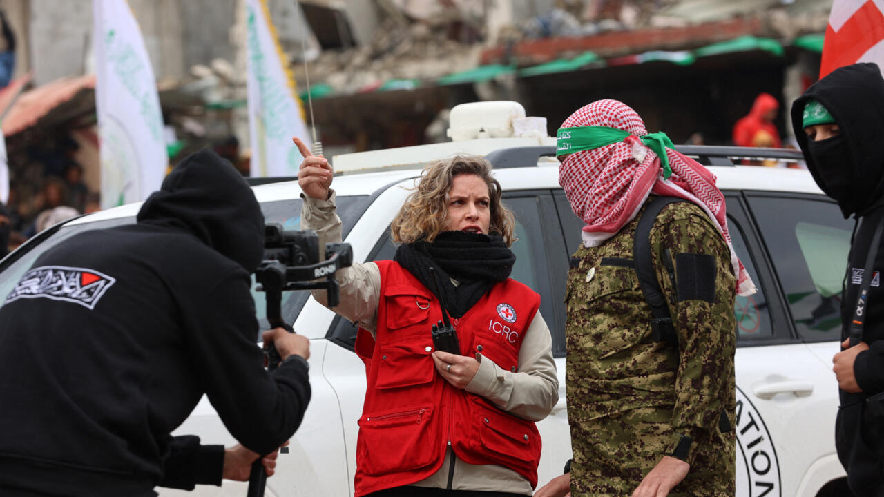 Hamas releases video showing two Israeli hostages alive