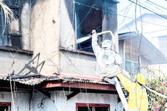 2 elderlies injured in Laoag City fire