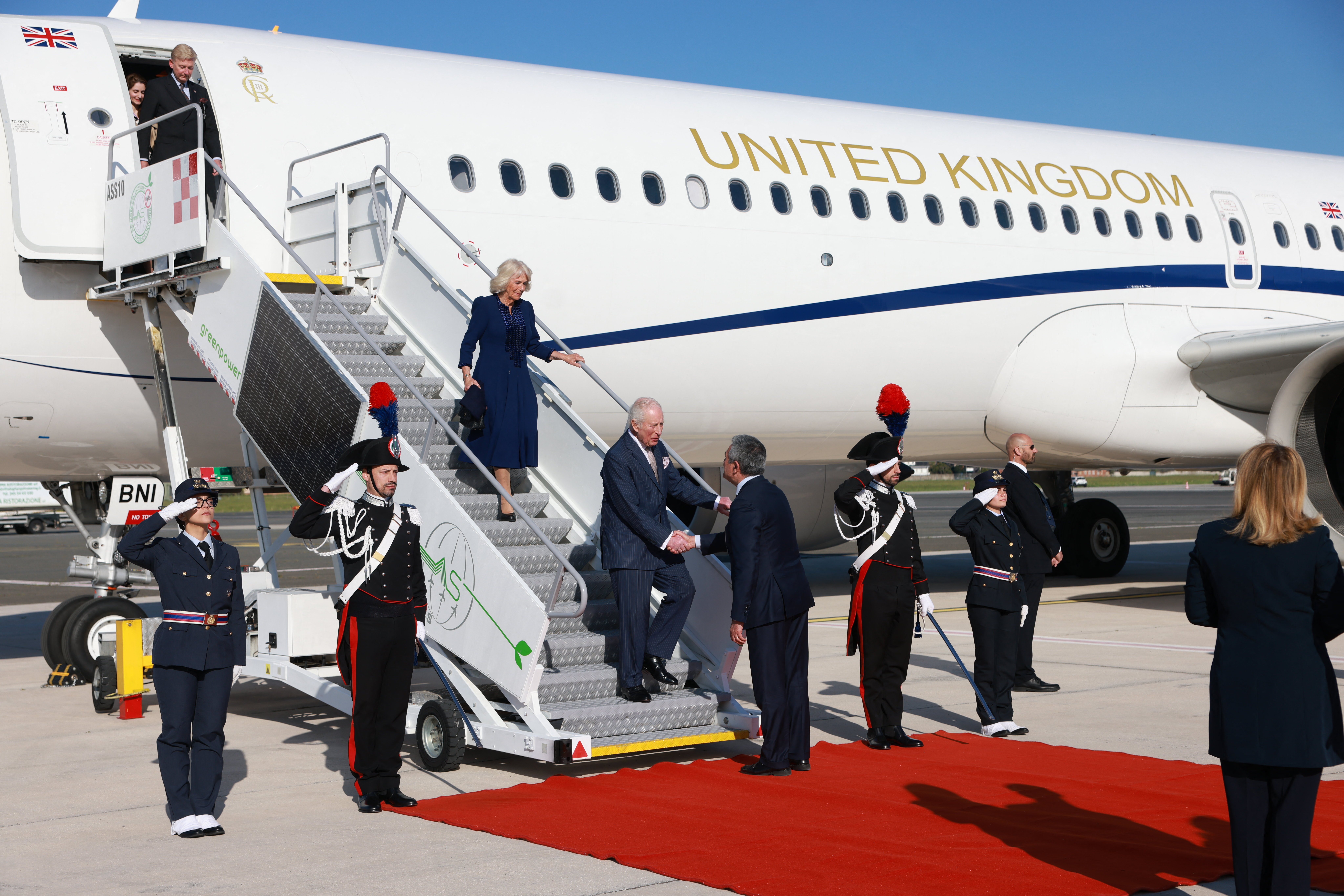 King Charles III shrugs off health scare to begin Italy visit