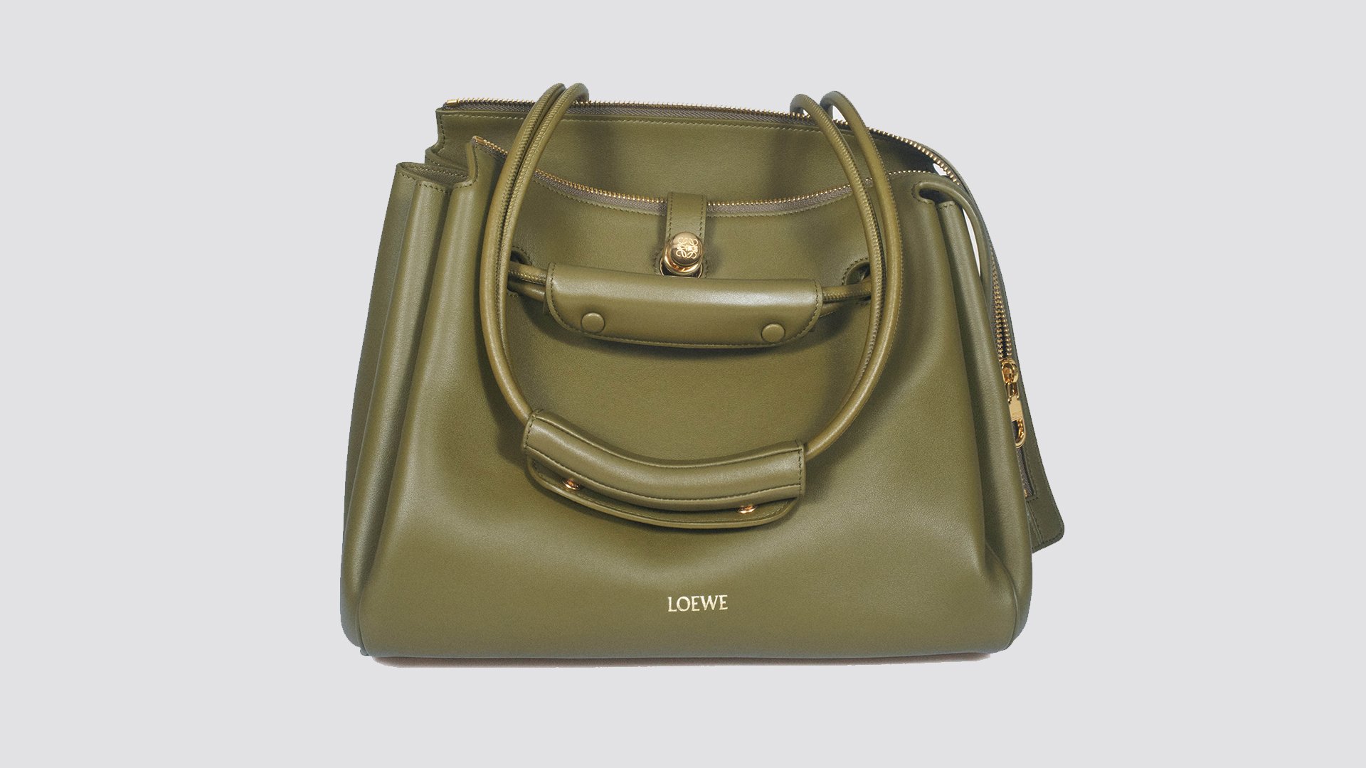 The Madrid Bag during LOEWE SS25 Show.