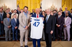 Hollywood ending: Trump honors ‘legendary’ Dodgers at White House
