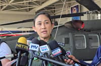 Philippine Air Force (PAF) spokesperson Col. Ma. Consuelo Castillo (Photo by Lade Kabagani)