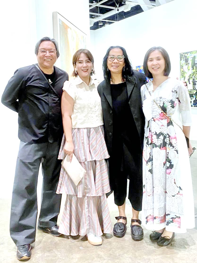 Anton Ramos, Trickie Lopa and Dexter How of Christie’s for the Christie’s auction preview.