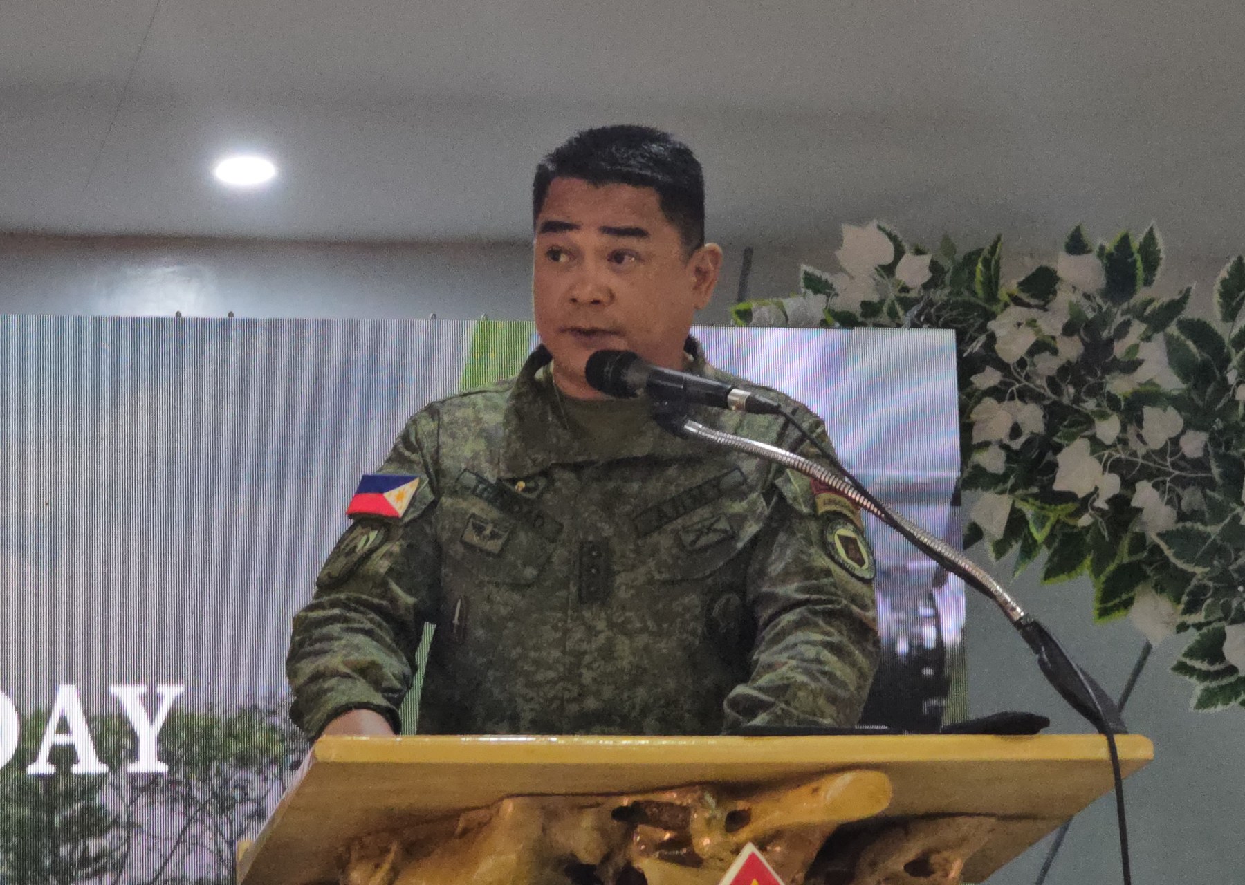 AFP Public Affairs chief Col. Xerxes Trinidad (Photo by Lade Kabagani)