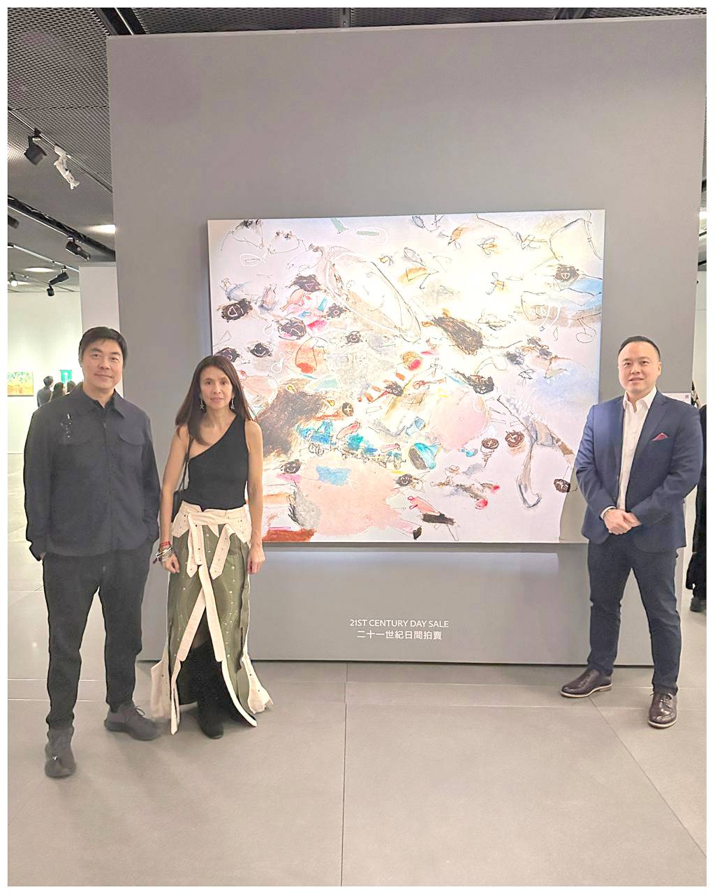 Anton Ramos, Trickie Lopa and Dexter How of Christie’s for the Christie’s auction preview.