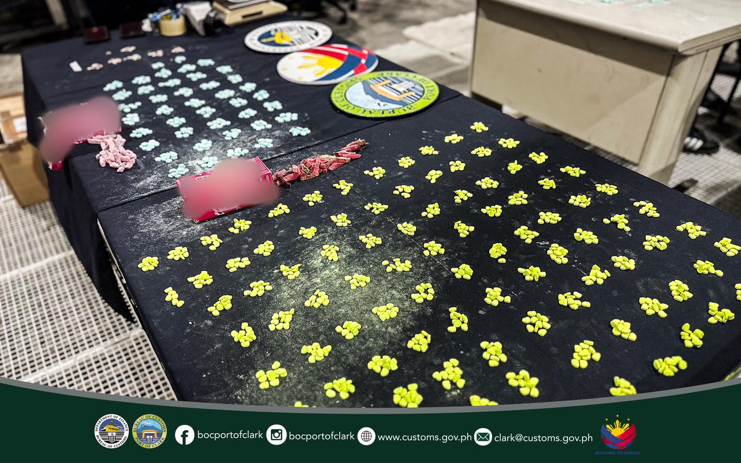 BOC-NAIA intercepts P3.15-M suspected ecstasy in whey protein containers