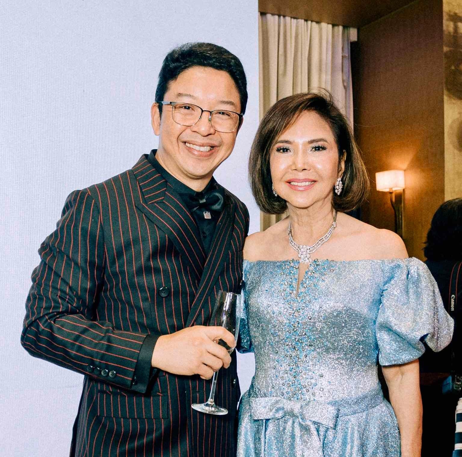 RJ Ledesma and Consul General of Monaco Fortune Ledesma.