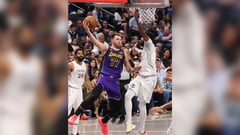 Tearful Doncic drops 45, powers Lakers past Mavs