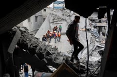 Gaza rescuers say Israeli strikes kill 50 people