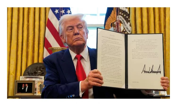 Trump signs order making America’s showers great again