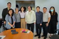 DOH Secretary Ted Herbosa and DOH Assistant Secretary Albert Domingo meet with officials from HealthJustice PH to reaffirms their commitment against tobacco and vape products (Photo courtesy of DOH)