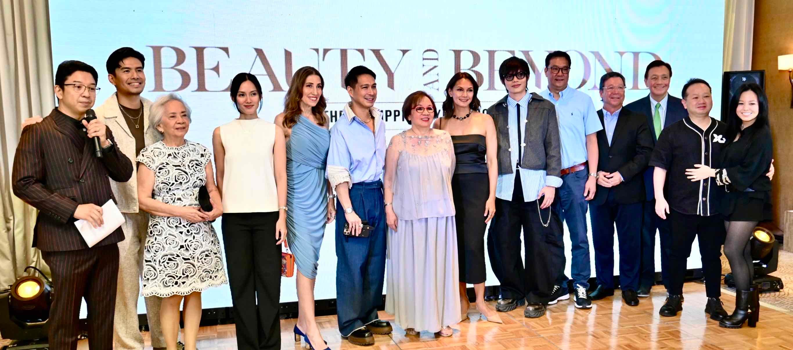 RJ Ledesma, Christian Bautista, Boots Bonifacio, Agatha Wong, Christina Cone, Francis Libiran, Grace Go, Tweetie de Leon, Arthur Nery, representative of Jack Animan, Pastor Joby Soriano, Quinito Henson, 'Yearbook' publisher and president Vernon Go with executive editor Happee Sy Go.