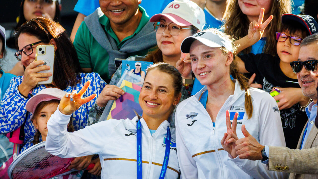 Rybakina powers Kazakhs past Aussies