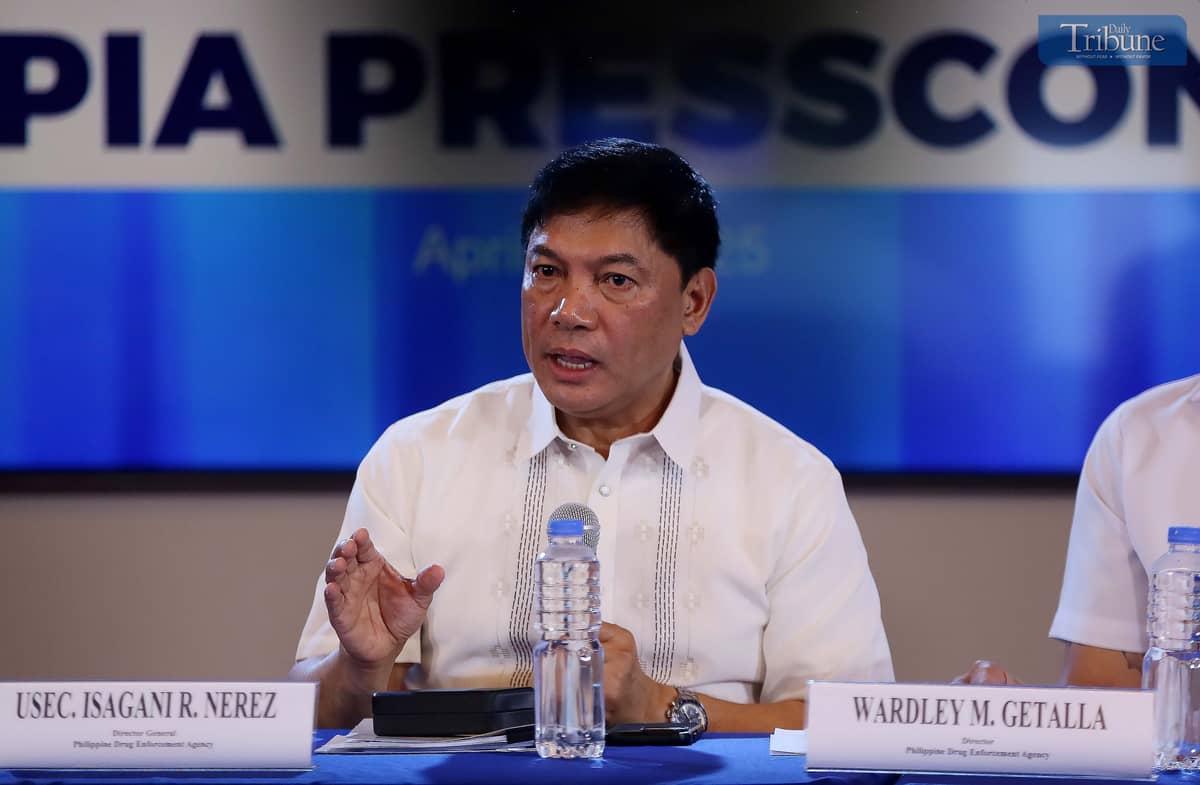 Philippine Drug Enforcement Agency (PDEA) General Director Isagani Nerez on Friday, 11 April, showcased the agency’s achievements and its ongoing efforts to combat drug syndicates in the country during a press conference at the Philippine Information Agency (PIA) in Quezon City.