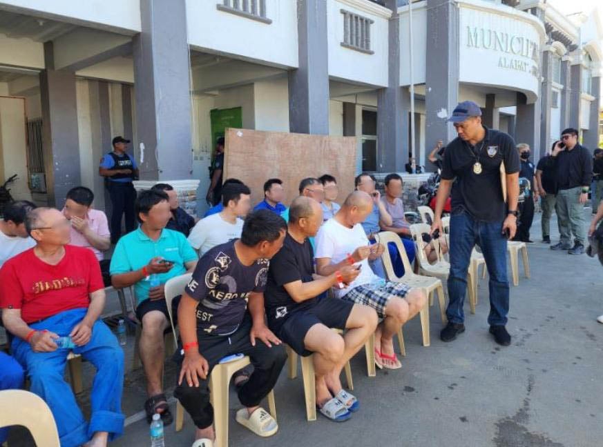 42 Chinese nationals nabbed in Quezon for illegal work