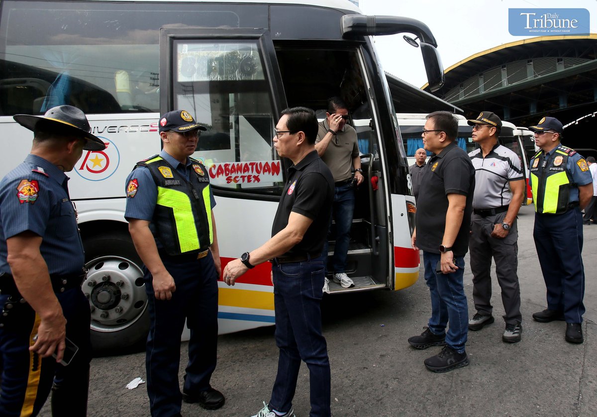 MMDA inspects bus terminal ahead Holy Week