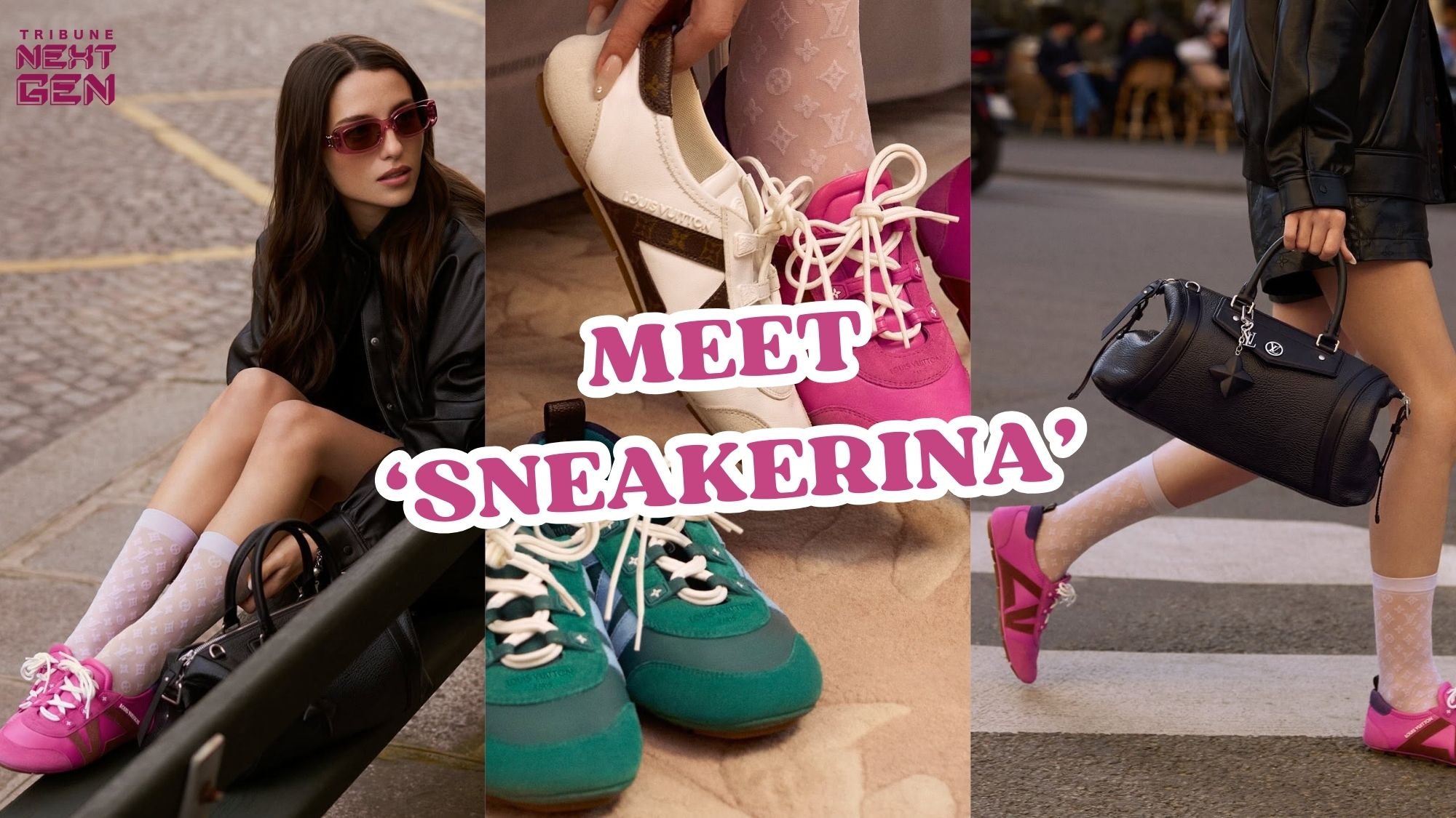 Meet 'Sneakerina,' Louis Vuitton's chic spin on the balletcore trend