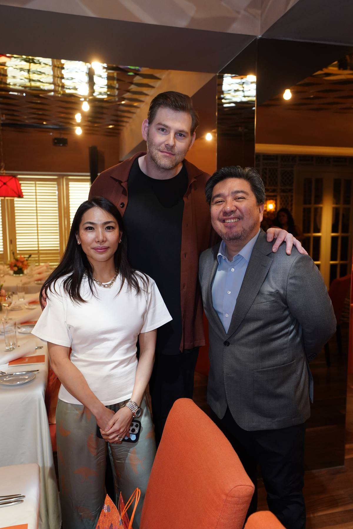 Ingga Cabangon Chua, Thomas Woudwyk and MJ Tantoco, GoodEats by SSI AVP Business Development and Operations.