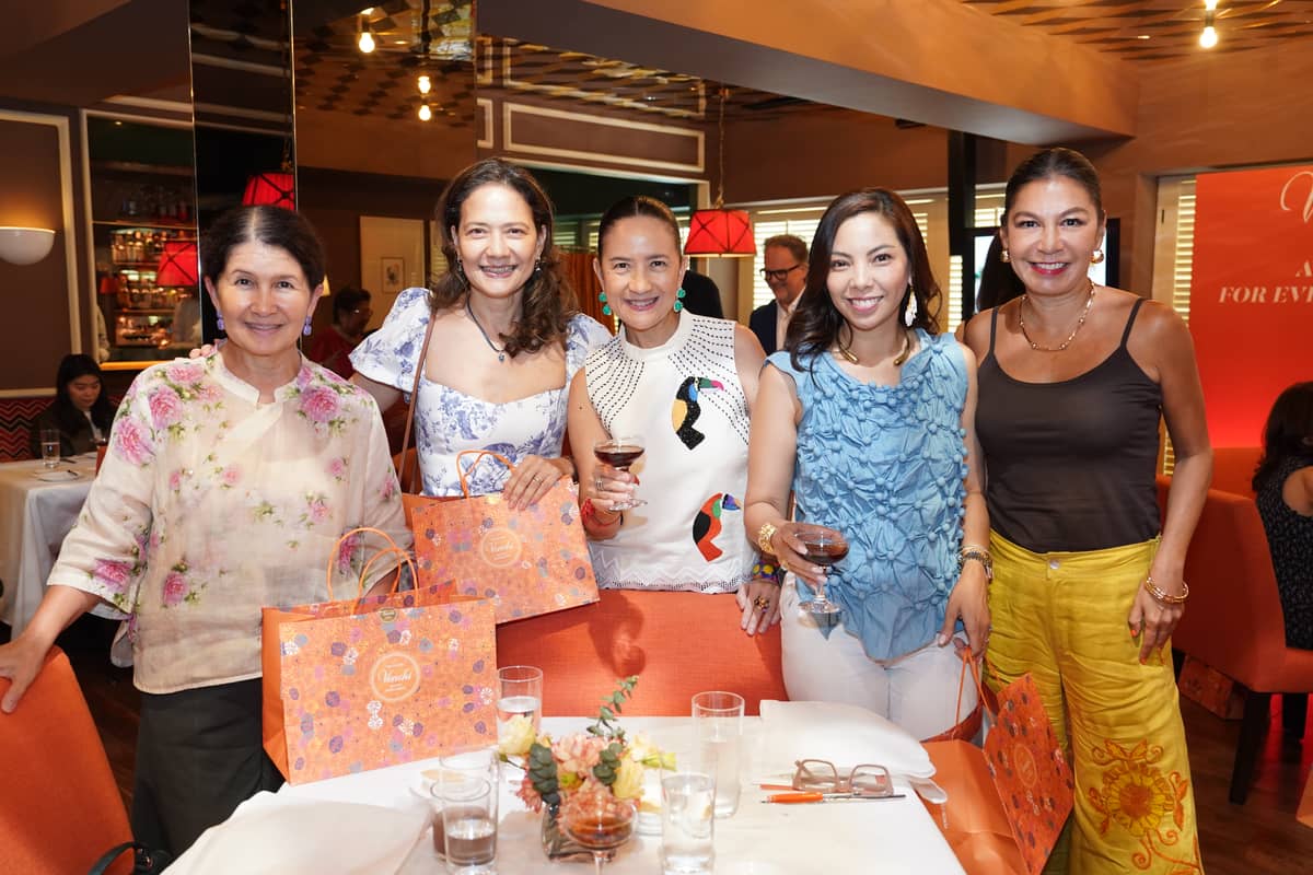 Pilar Martinez Miranda, Barbara Aboitiz, Mia Borromeo, Mel Francisco and Tania Fricke-Lichauco.