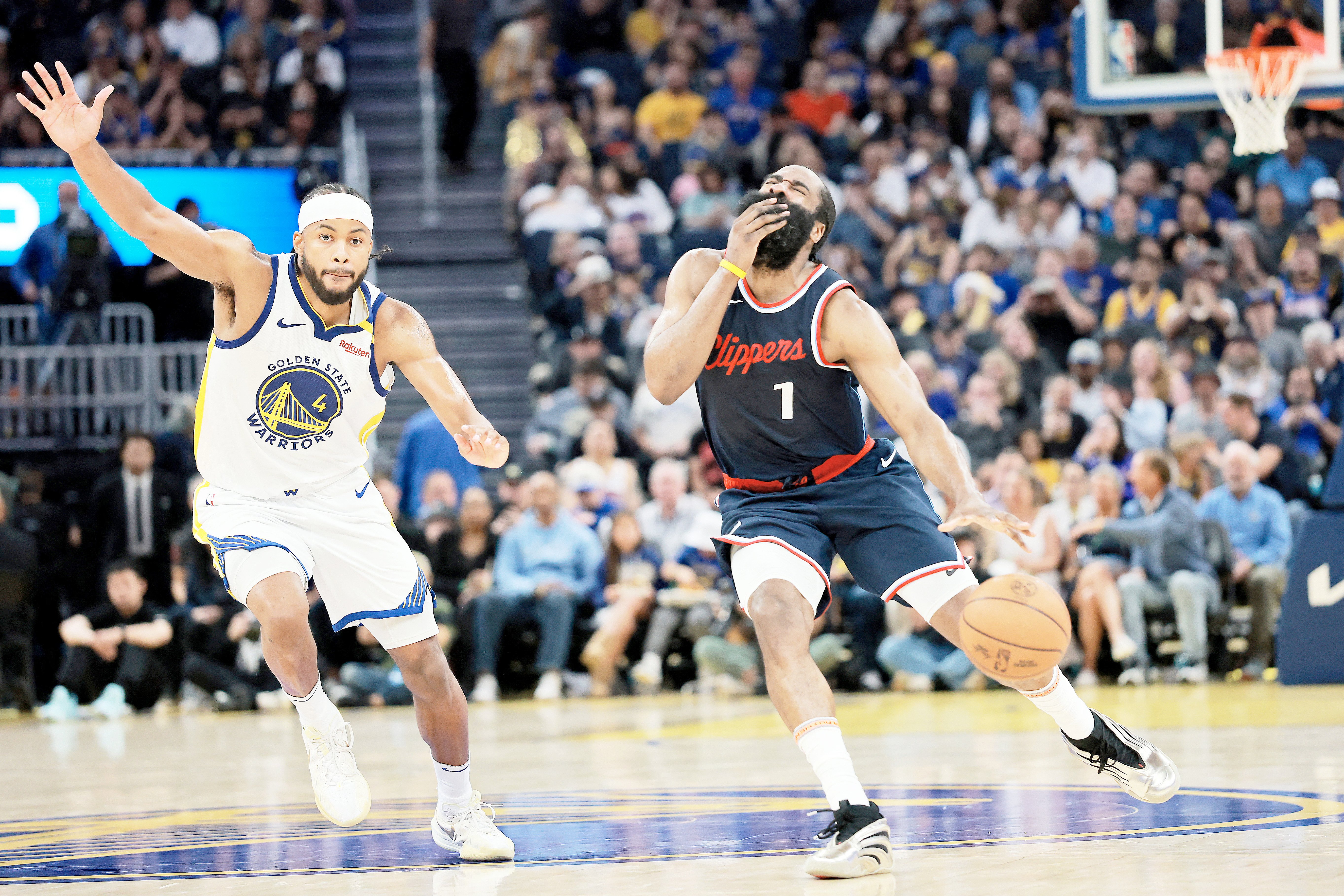 HELLO, PLAYOFFS!: Harden, Clippers break Warriors’ hearts