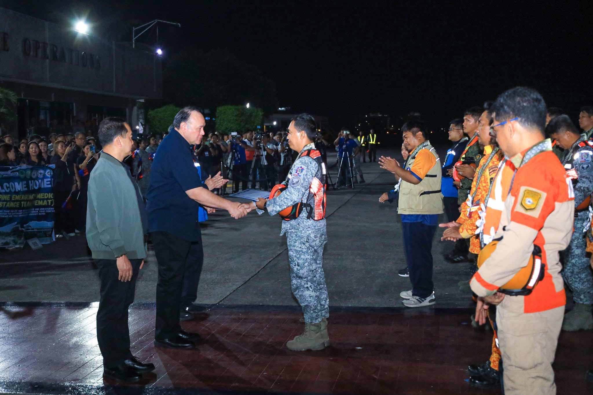 Palace lauds Phl humanitarian team in quake-hit Myanmar