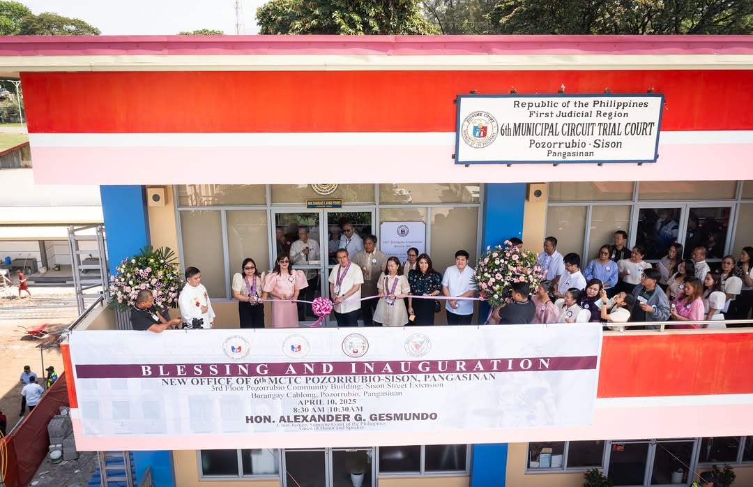 Gesmundo honors court staff at Pangasinan MCTC launch