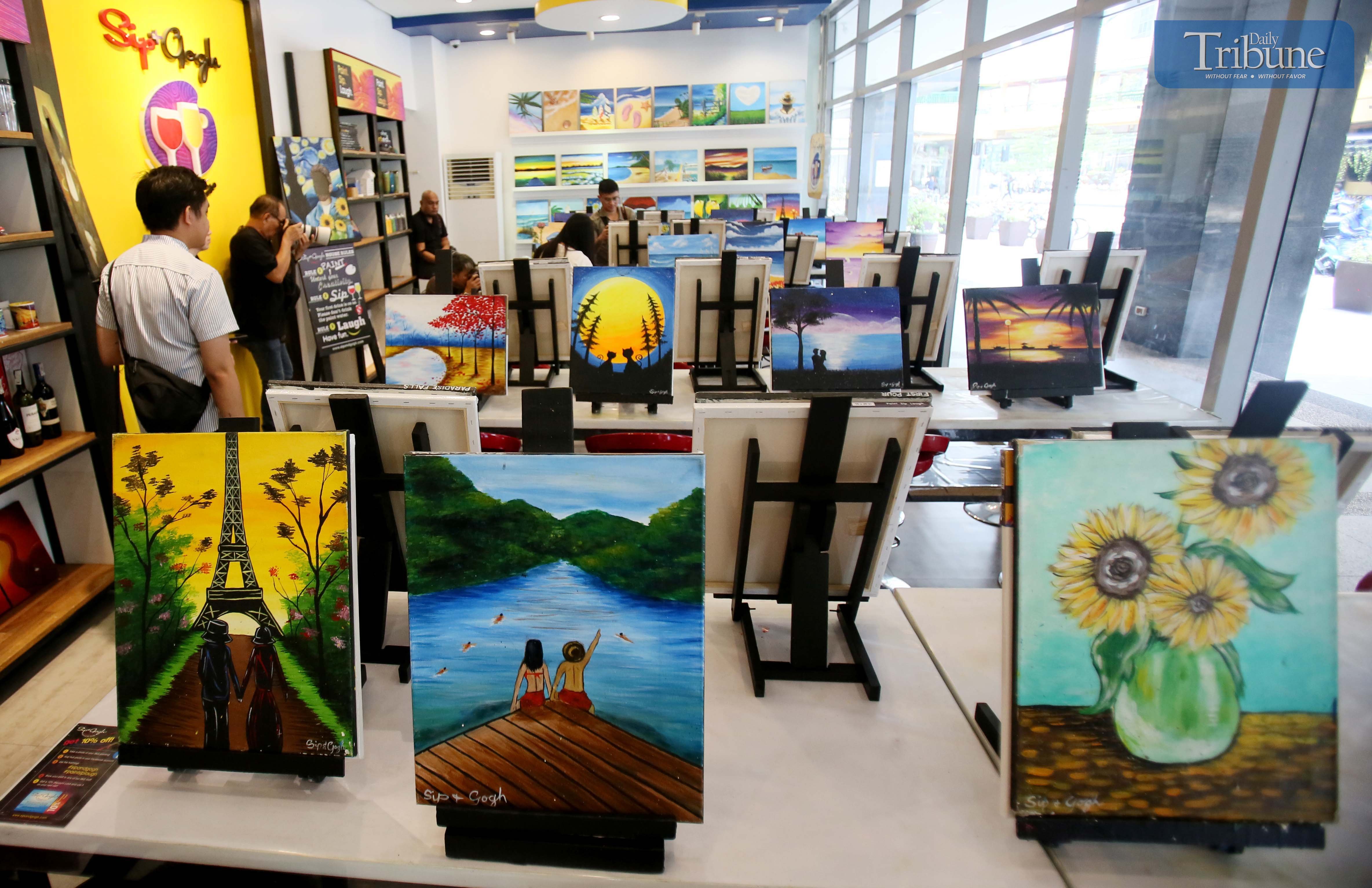 In celebration of World Art Day on 15 April 2025, visitors admired colorful paintings and decorated Easter eggs at a paint studio in Eastwood, Quezon City, highlighting the importance of creative expression in everyday life.