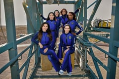 Katy Perry launches into space with all-woman crew—and ignites controversy back on Earth