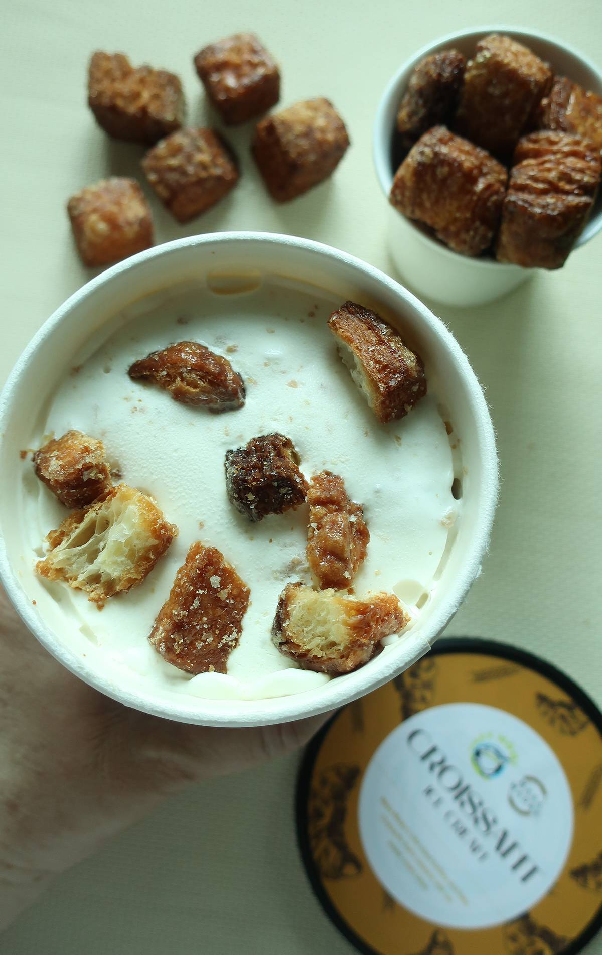 Masa Madre x Merry Moo’s collab Croissant Ice Cream.