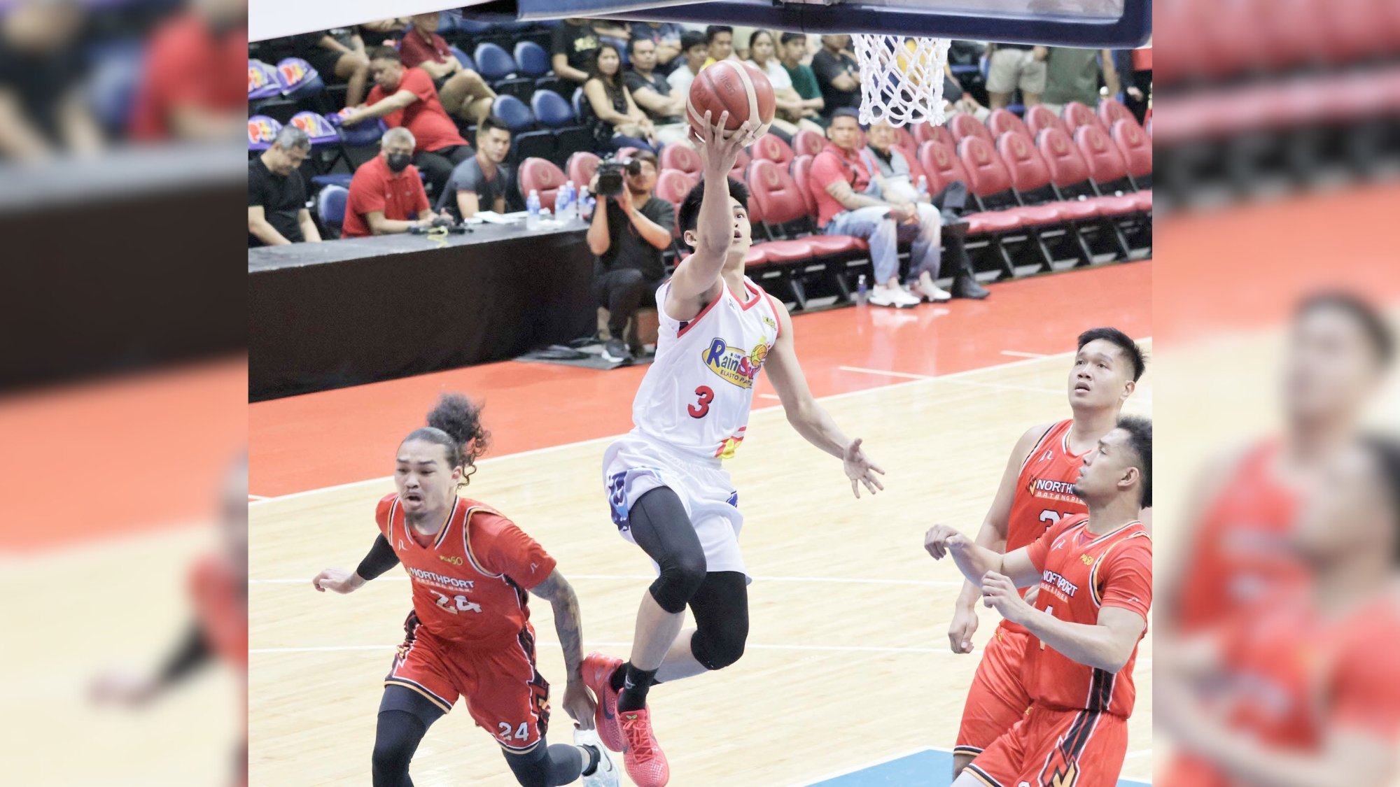 LUCKY BREAK: Rain or Shine rips Tolentino-less NorthPort