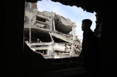 Israel says 30 percent of Gaza turned into buffer zone