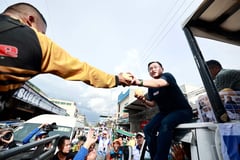 Bong Go leads PDP motorcade in CDO, vows continued service