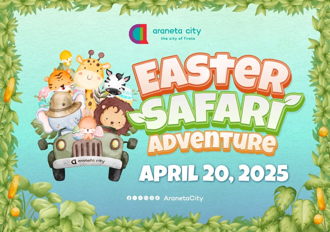 Easter safari adventure comes to life at Araneta city