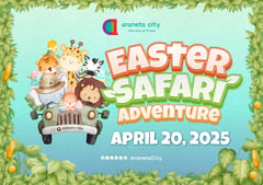 Easter safari adventure comes to life at Araneta city