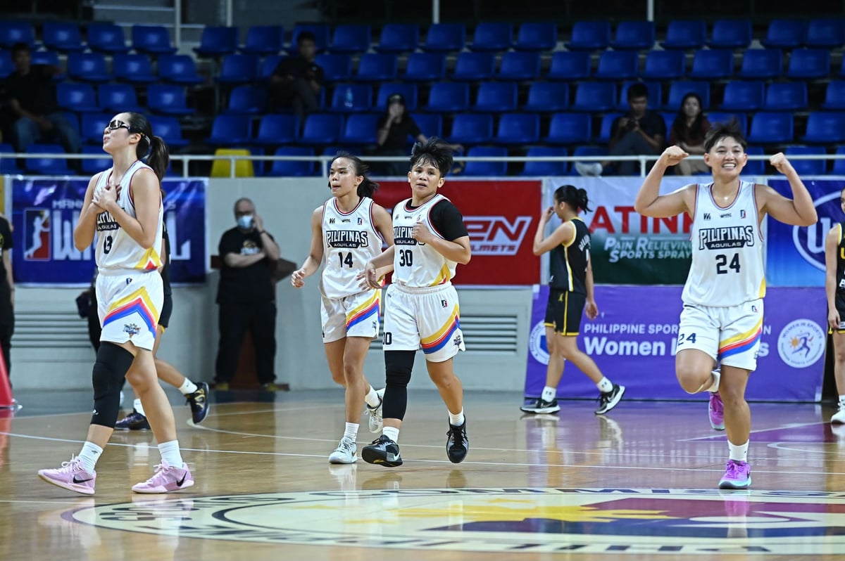 Pilipinas Aguilas eye historic crown