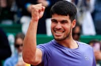 CARLOS Alcaraz flaunts his might, booking a 7-5, 6-3 win over Alex de Minaur to reach the semifinals of the Barcelona Open.