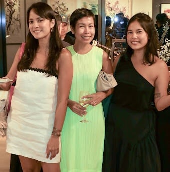 Anne Zavalla, Julia Abad and Patsy Abad.