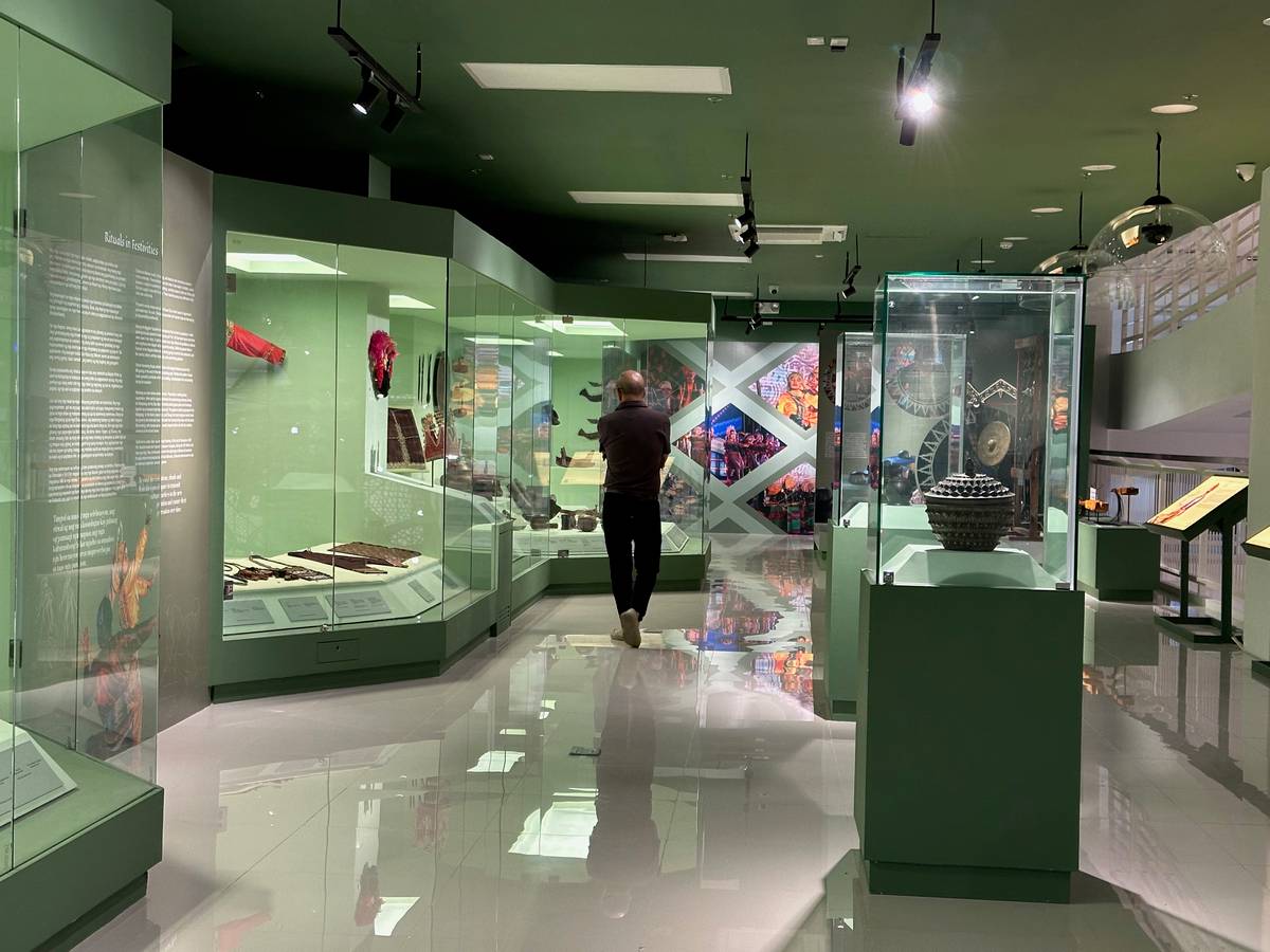 gallery on the third floor features traditional life rituals and heritage of the many tribes across Davao Region.