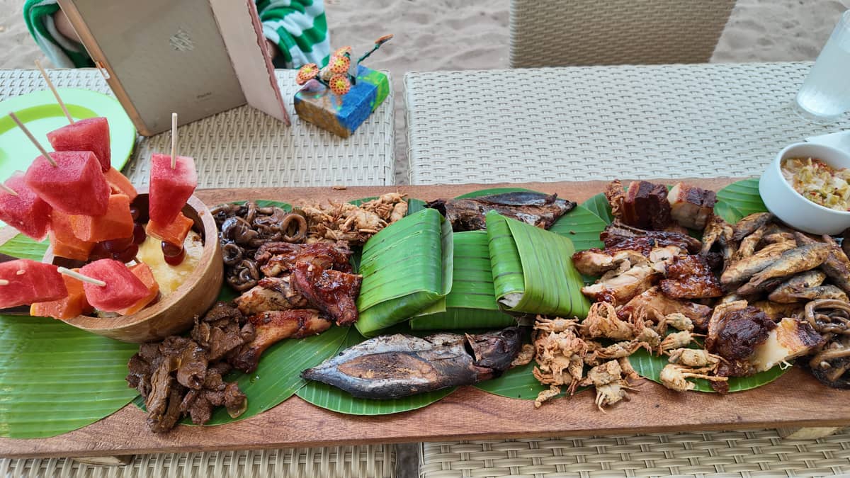 SEASIDE feast at Reef Bar.