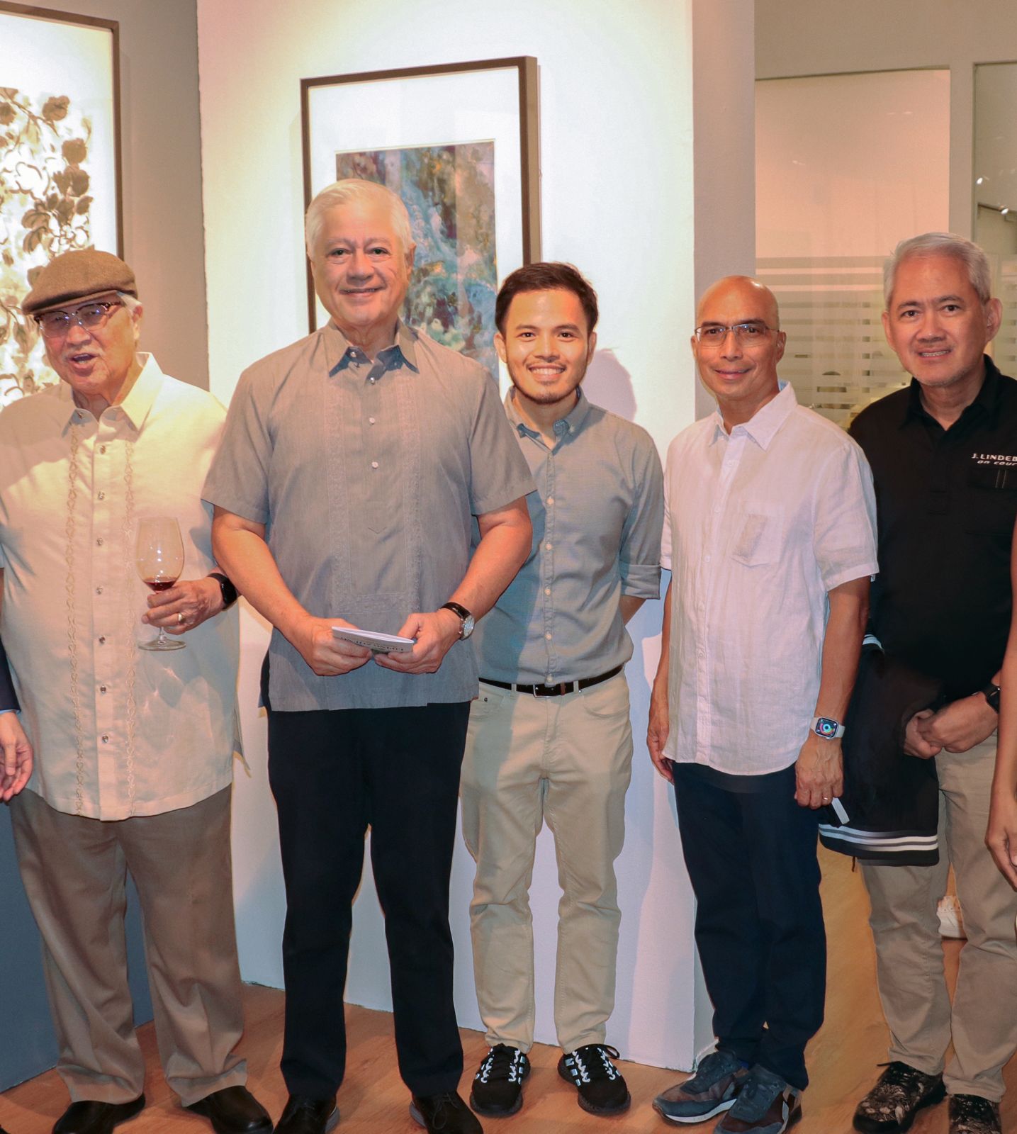 Lito Lorenzana, Rafael Alunan, Jeo Elmaparo, Cris Acosta and Jake Lagonera.