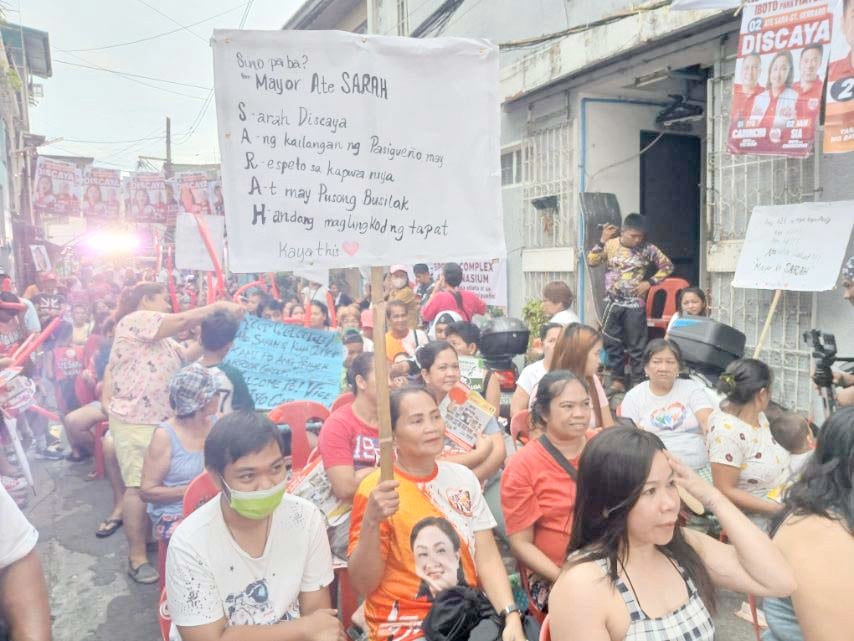Pasig mayoral bet Discaya urges ‘service that cares’